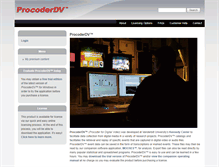 Tablet Screenshot of procoder.vueinnovations.com